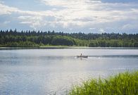 Лодочная станция на озере Долгое